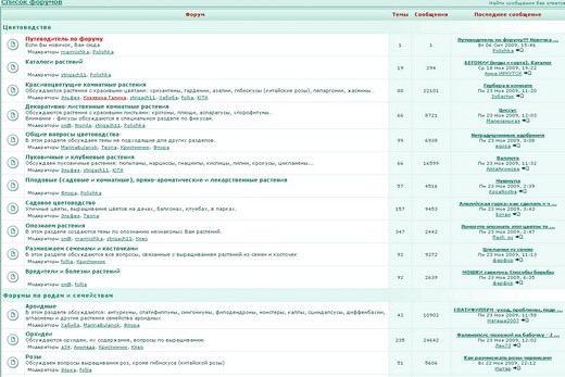 Скриншот сайта forum.bestflowers.ru