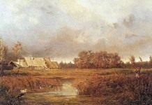 Волков Ефим Ефимович. Болото осенью. 1871.