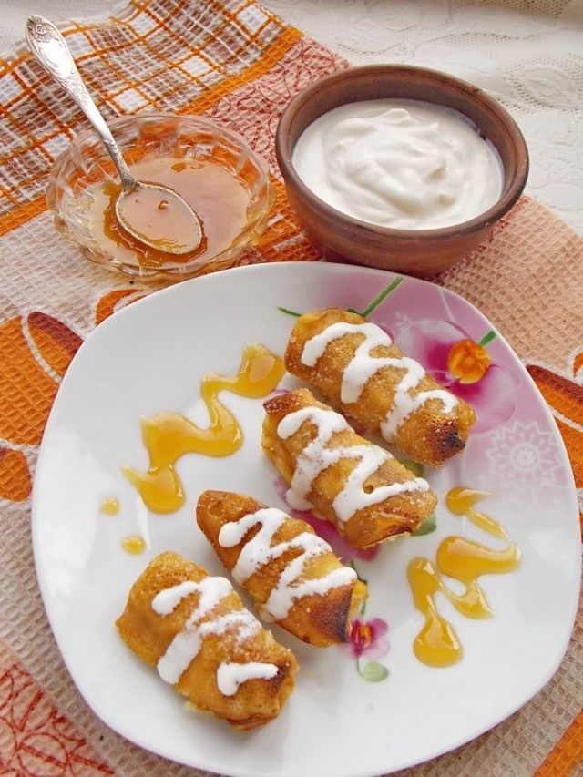 Запечённые блинчики с хрустящей карамелизованной корочкой Запечённые блинчики с хрустящей карамелизованной корочкой