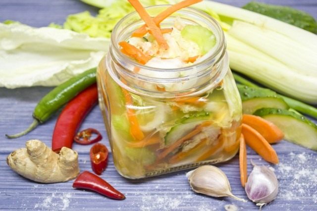 Кимчхи с пекинской капустой Кимчхи с пекинской капустой