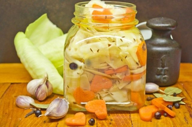 Капуста маринованная быстрого приготовления Капуста маринованная быстрого приготовления