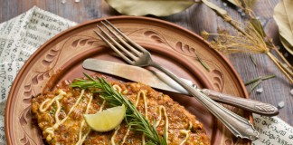 Шницель куриный рубленный в духовке