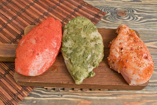 Получаем три филе разного цвета и вкуса Получаем три филе разного цвета и вкуса