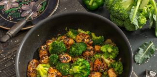 Сочная куриная грудка с брокколи